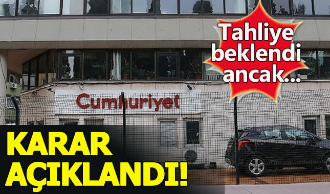 Cumhuriyet Gazetesi davası 9 Mart'a ertelendi