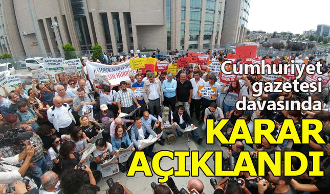 Cumhuriyet gazetesi davasında ara karar açıklandı