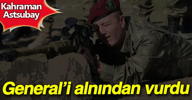 Cuntacı generali alnından vurdu