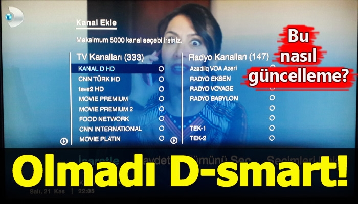 D-smart'ın yazılım güncellemesinin beğenilmemesi