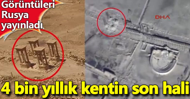 DEAŞ Palmira'dan geriye bir şey bırakmamış