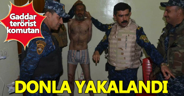 DEAŞ'ın cani komutanı donla yakalandı