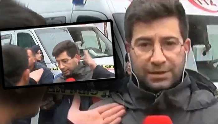 Canlı yayında dayak yedi! O anlar kameraya yansıdı