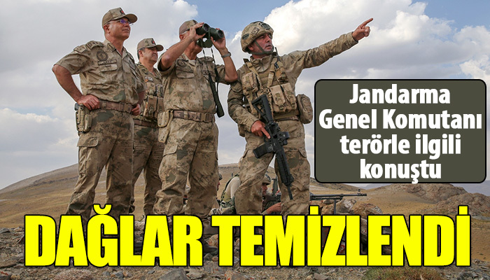 "Dağlar PKK'dan temizlendi"