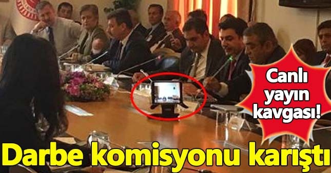 Darbe Komisyonu'nda 'Periscope' krizi