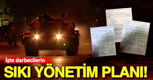 Darbecilerin sıkı yönetim planı ortaya çıktı