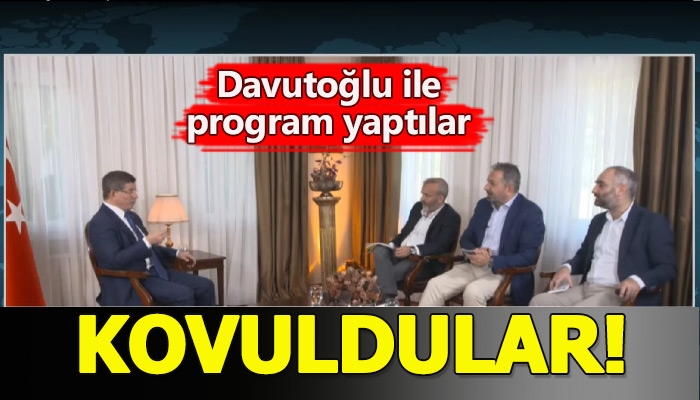 Davutoğlu ile röportaj yapan Yavuz Oğhan'ın programının yayından kaldırılması