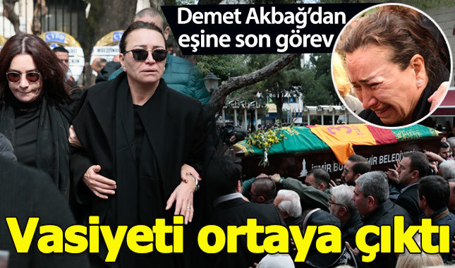 Demet Akbağ'ın eşi Zafer Çika son yolculuğuna uğurlandı! İşte Zafer Çika'nın vasiyeti...