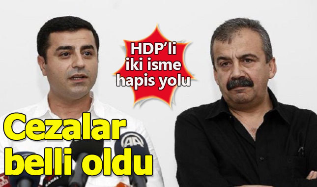 Demirtaş ve Sırrı Süreyya Önder'in cezaları belli oldu