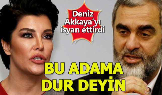 Deniz Akkaya'dan ünlü ilahiyatçıya sert tepki