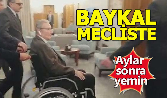 Deniz Baykal Meclis'te! İşte ilk görüntüler