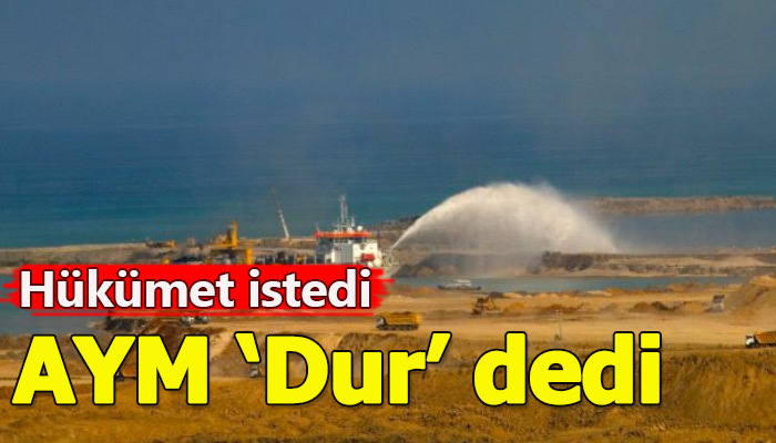 Deniz kıyılarının doldurulması kararına AYM'den olumsuz karar