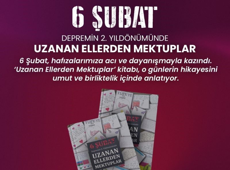 Deprem Anısına Anlamlı Kitap: "Bir Kitap , Umuda Uzanan Binlerce El"