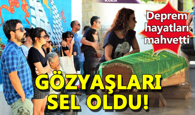 Depremde ölen Sinan Kurtoğlu son yolculuğuna uğurlandı