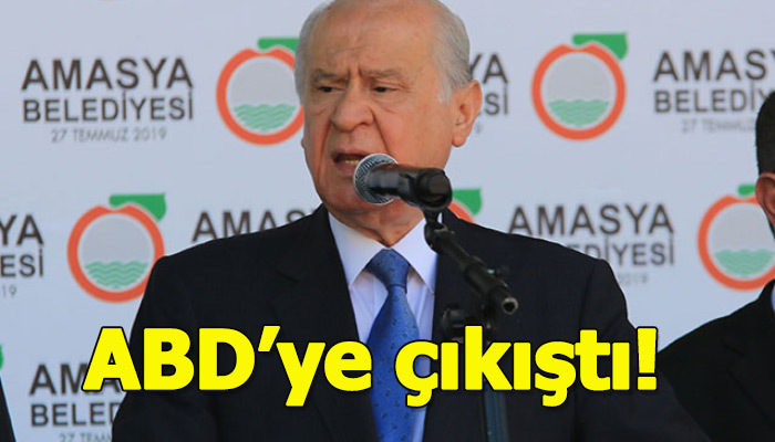 Devlet Bahçeli ABD'ye sert konuştu