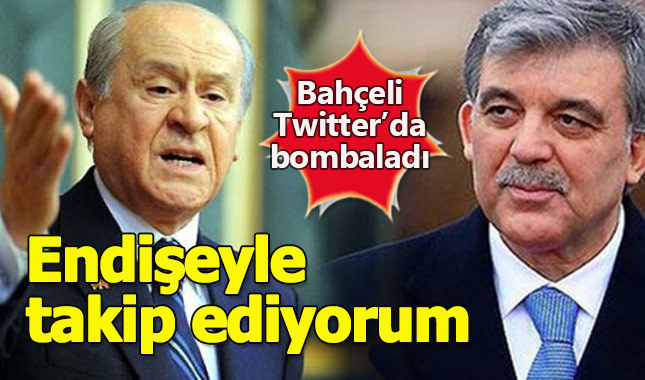 Devlet Bahçeli, Abdullah Gül'ün olası adaylığını değerlendirdi