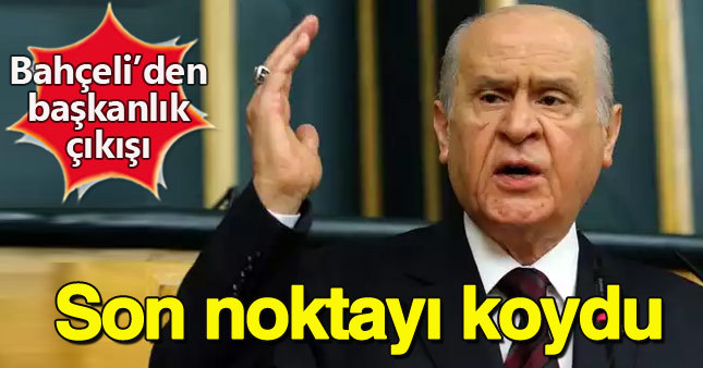 Devlet Bahçeli: Meclis'te ne dersek referandumda da aynısını deriz