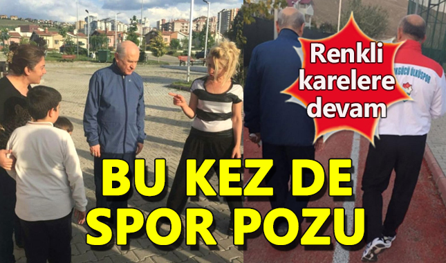 Devlet Bahçeli bu kez eşofman giydi, spor yaptı