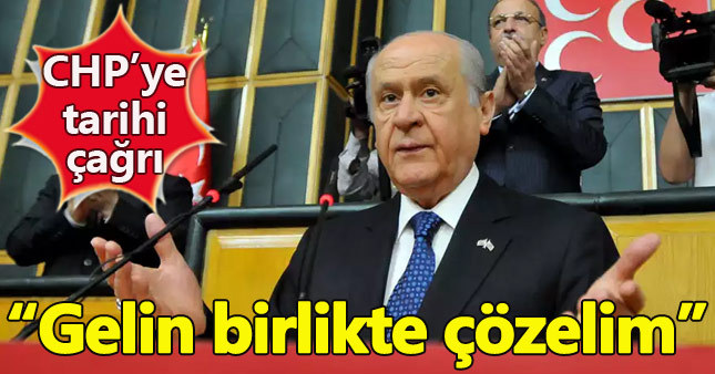Devlet Bahçeli'den CHP'ye yeni anayasa çağrısı