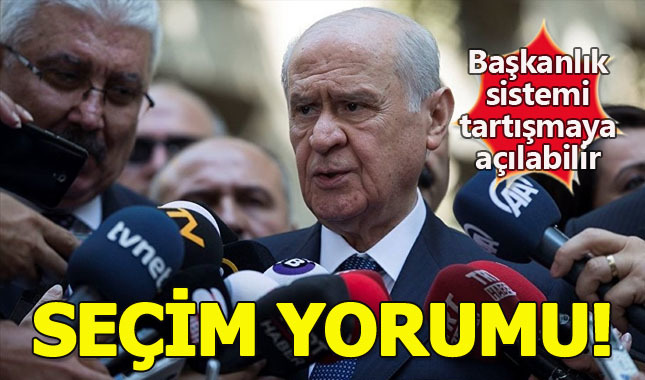 Devlet Bahçeli'den çok konuşulacak seçim yorumu!