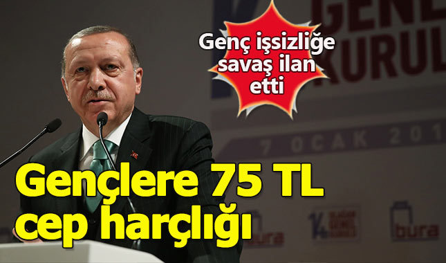 Devletten işsiz gençlere 75 TL cep harçlığı