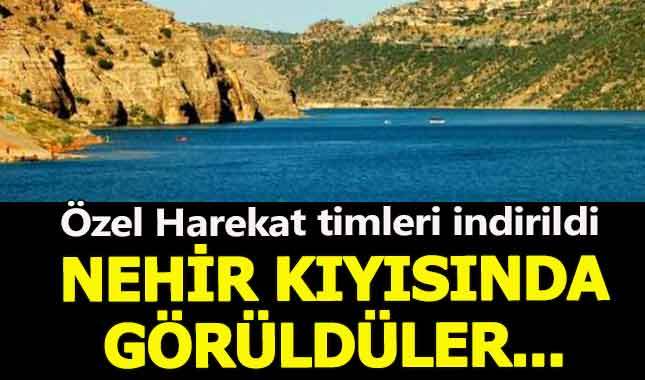 Dicle nehrinde 4 terörist öldürüldü