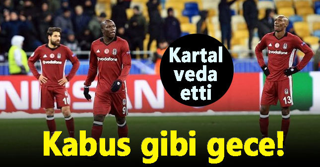 Besiktas maci kac kac bitti - Dinamo Kiev 6-0 Beşiktaş (Maç Özeti)
