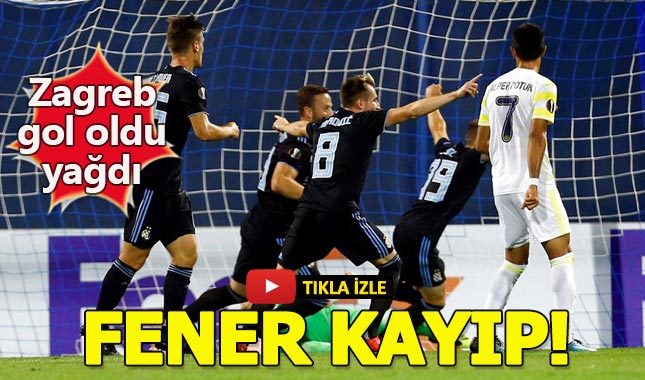 Dinamo Zagreb 4-1 Fenerbahçe Maç Özeti