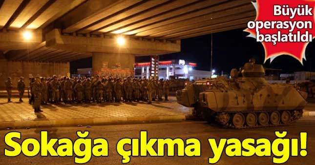 Diyarbakır'da 7 Köyde sokağa çıkma yasağı