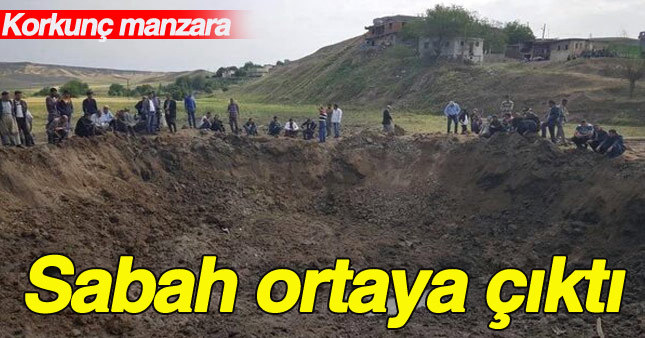 Diyarbakır'da gece yaşanan patlamanın şiddeti sabah ortaya çıktı