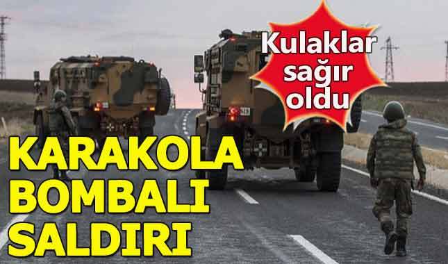 Diyarbakır'da karakola bomba yüklü araçla saldırı!