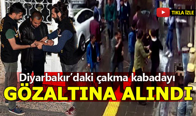 Diyarbakır'da yolda yürüyen çifte saldıran şahıs gözaltında