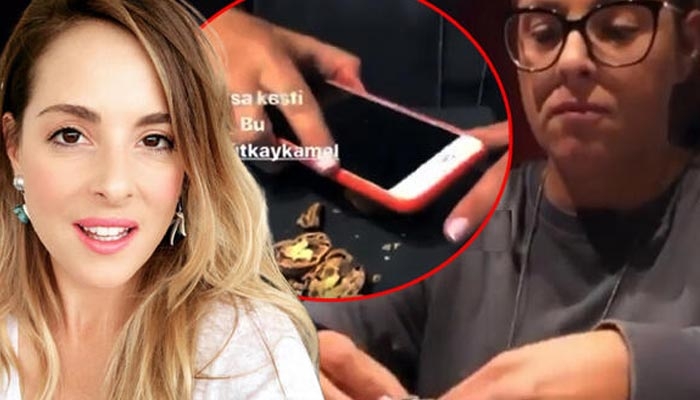 Doğa Rutkay 8 bin liralık cep telefonuyla ceviz kırdı