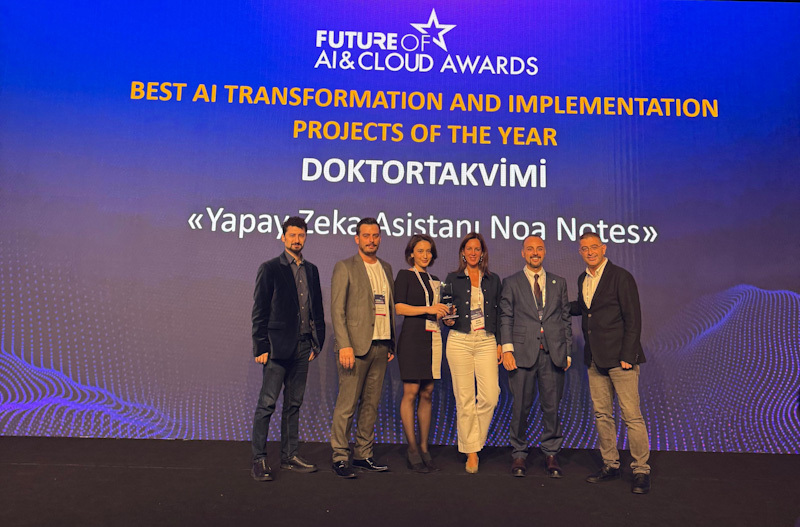 DoktorTakvimi'ne Future of AI & Cloud Awards'tan Ödül
