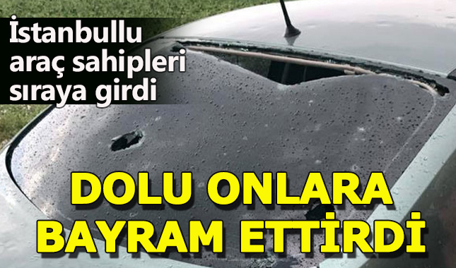 Doludan araçları zarar görenler oto tamircilerine koştu