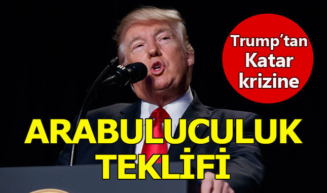 Donald Trump: Katar krizinin çözümü için arabulucu olabilirim