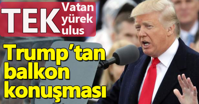 Donald Trump resmen Başkanlığa adım attı