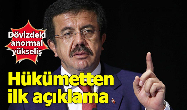Dövizdeki yükselişe hükümetten ilk açıklama