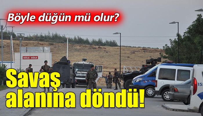 Düğün savaşa döndü!