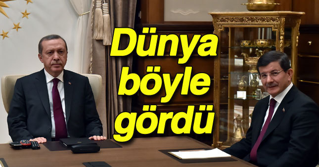 Dünya Davutoğlu'nun gidişini böyle gördü