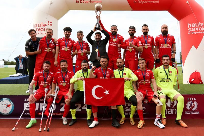 Dünya Kupası Yolundaki Ampute A Milli Takımı'nın Ana Sponsoru İstanbul Lider Koleji oldu