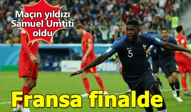 Dünya Kupası yarı final maçını Fransa kazandı