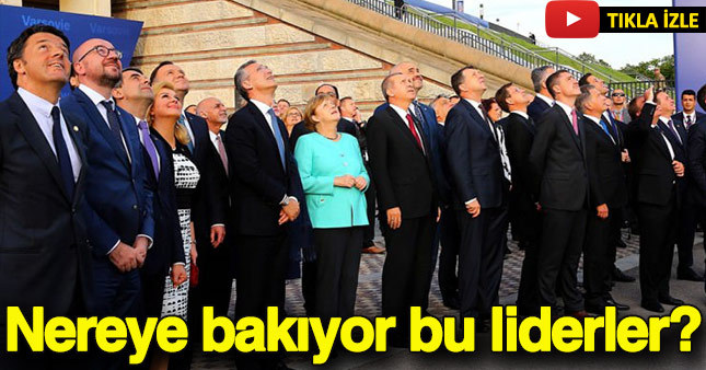 Dünya liderleri hep birlikte izledi