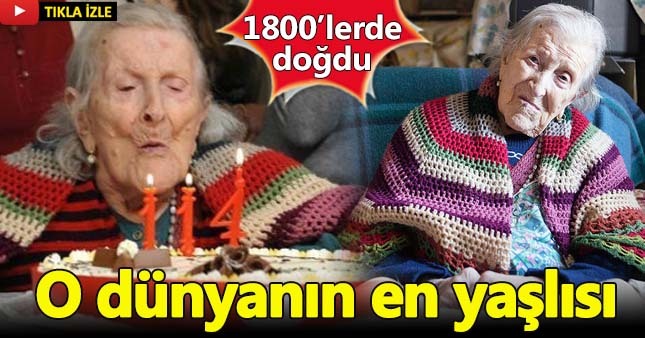 Dünyanın en yaşlı insanı doğum gününü kutladı