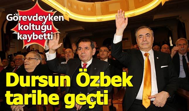 Dursun Özbek Galatasaray tarihine geçti
