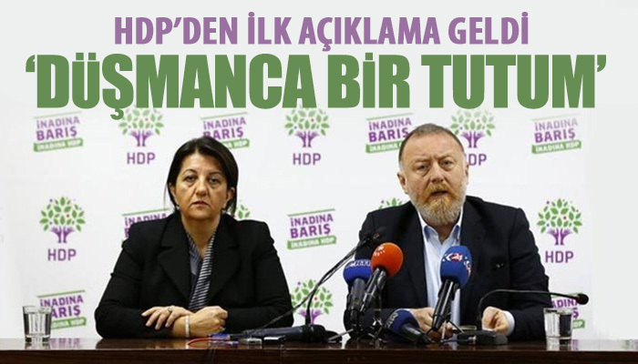 "Düşmanca bir tutum"