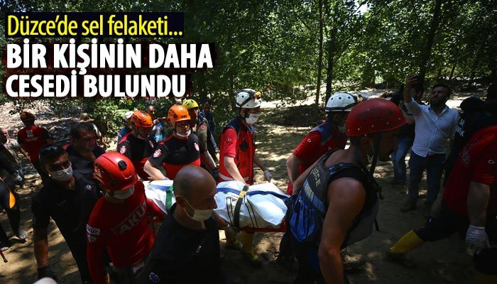 Düzce'de bir kişinin daha cansız bedenine ulaşıldı