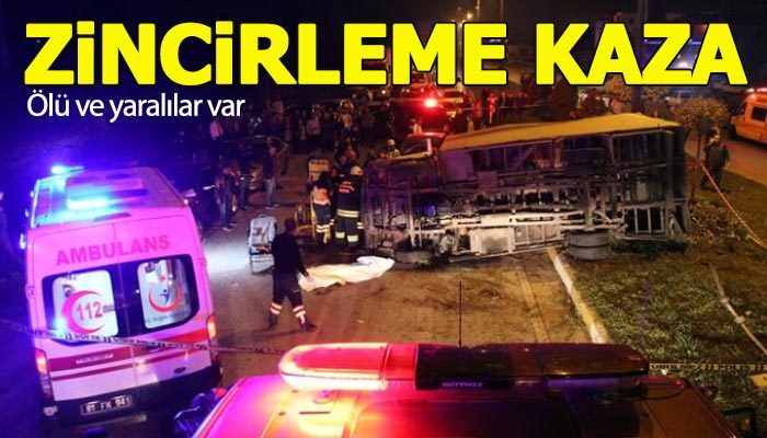 Düzce'de zincirleme kaza: 1 ölü, 4 yaralı