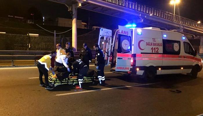 E-5'te intihar! Metrelerce yüksekten atladı