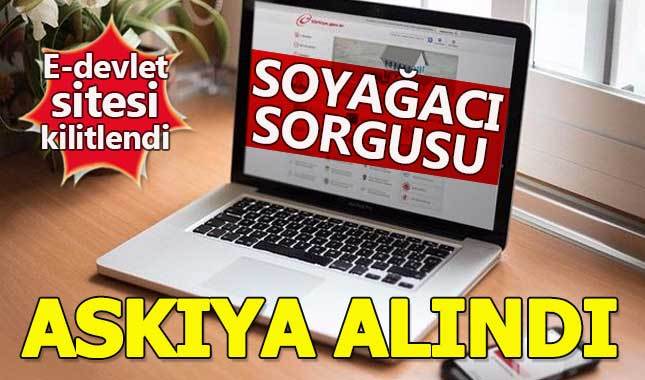 E devlet çöktü mü neden açılmıyor - e devlet soyağacı sorgulama sayfası
